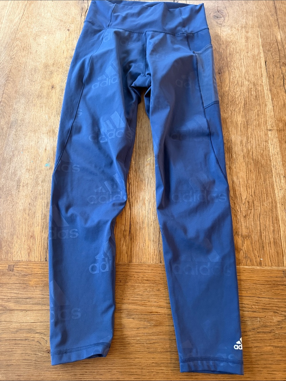 Adidas Blue Leggings Size Medium
